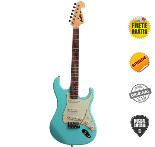 Guitarra Memphis By Tagima Mg32 Sg Verde Vintage