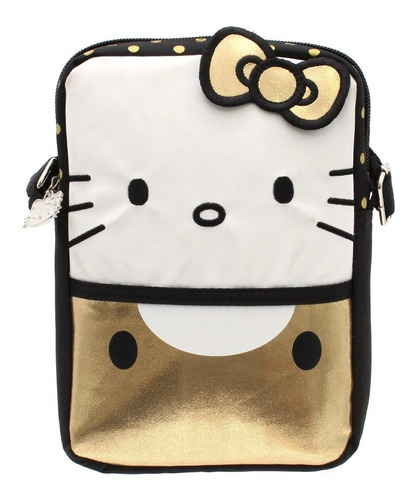 Bolsa Portatablet Ruz Mujer Sanrio Hello Kittty92990 Color Rosa Diseño de la tela Liso