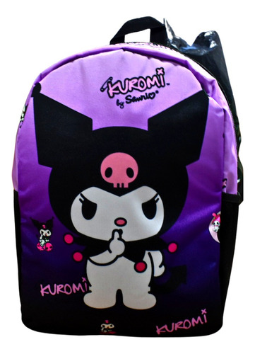 Maletas Morrales De Kuromi 40cm Anime Hello Kitty Escolar