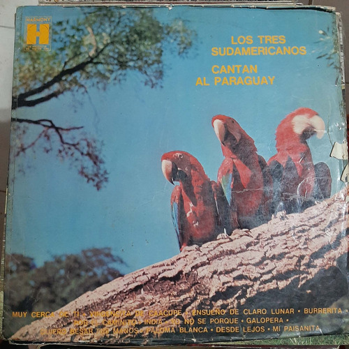 Vinilo Los Tres Sudamericanos Cantan Al Paraguay M2