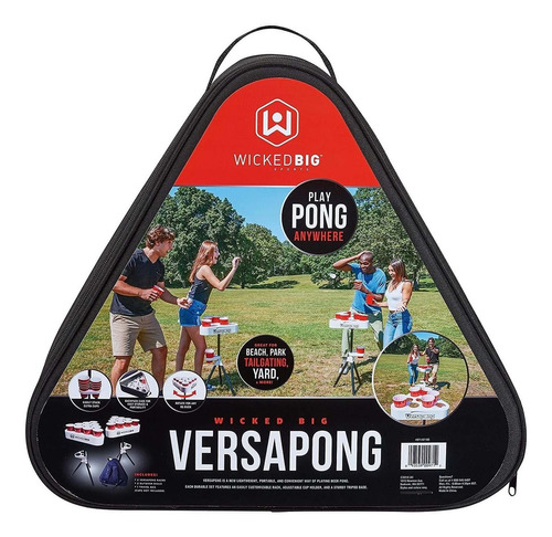 Versapong Mesa De Pong De Cerveza Portátil, Juego De Portón