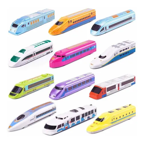 Corper Toys Bullet Train Pull Back Toy High Speed City Train