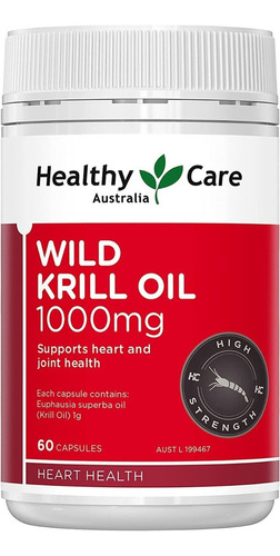 Aceite Krill 1000mg Healthy Car - - Unidad A $5692