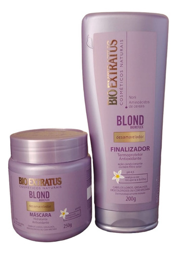 Kit Blond Bioreflex Finalização Capilar Bc 250ml Final 200ml