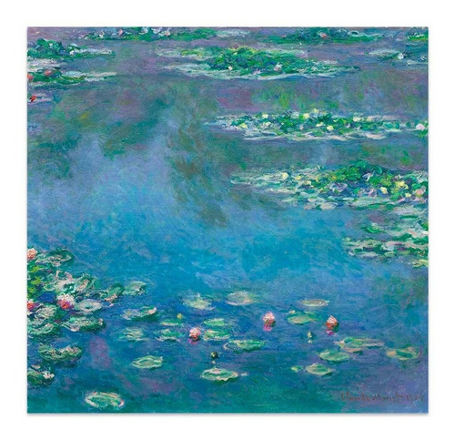 Cuadro Canvas Claude Lirios De Agua Monet 48x50 M Y C