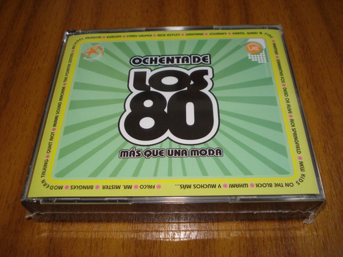 Cd Los Ochenta / Exitos En Ingles (nuevo Y Sellado) 4 Cds