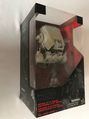 Imperial At-st Walker With Driver Star Wars The Black Series (Usado)
