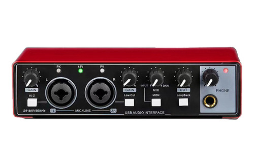 Tarjeta De Sonido Studio Record Professional Usb Audio 