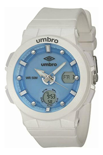 Reloj Umbro Cuarzo Mujer Umb-102-1, Blanco, Unitalla