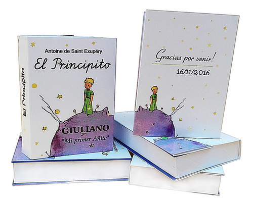 40 Minilibros Libros Miniatura Personalizados El Principito 