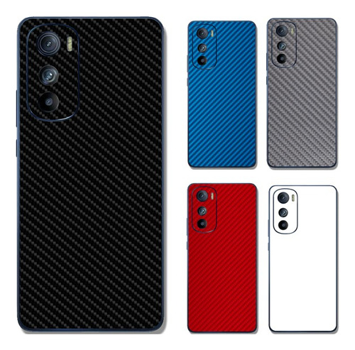 Skin Adhesivo Carbono Ploteo Celular Todos Los Motorola   