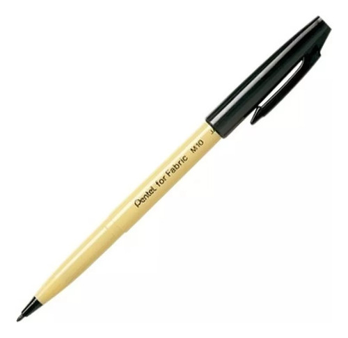 Marcador Para Tela / Textil Pentel M-10a Negro