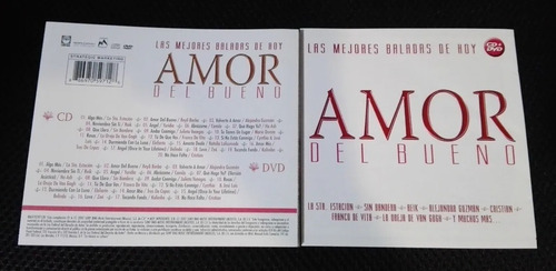 Amor Del Bueno Las Mejores Baladas De Hoy  Cd Y Dvd  Varios
