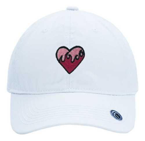 Gorra Heart Flame Aesthetic Cool Curva Cómoda Ajustable