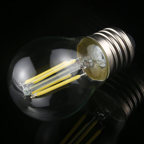 Bombilla Led De Filamento Led G45 E27 De 4 W Con Atenuación
