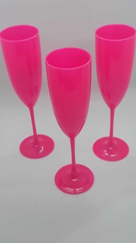 10 Tacas Acrilica Champagne 210 Ml / Casamento / Festa