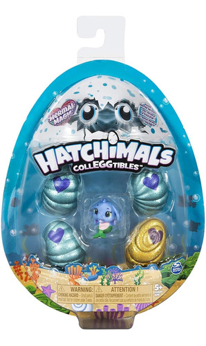 Hatchimals Colleggtibles, Mermal Magic Paquete De 4 + Bono C