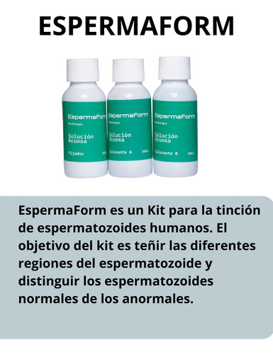 Espermaform Kit Para Morfología De Los Espermas