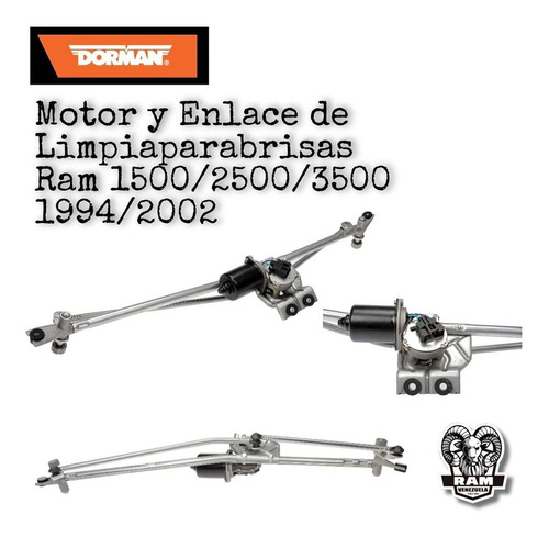 Motor Y Enlace De Limpiaparabrisas Ram 1994/2002