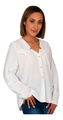 Blusa Moda Mujer Elegante Manga Larga Camisa Casual Mwd8390