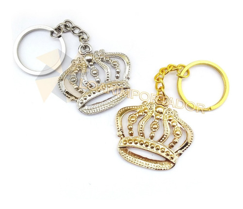 10 Souvenirs Llavero Dijes Coronas Metal Llave Corona Alicia