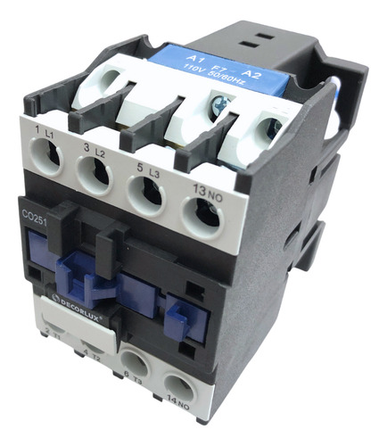 Contator Decorlux D1fu03/23 Co2510f1 25a Trifásico 110v