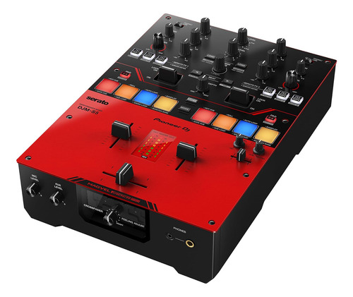 Mezcladora De Dj De 2 Canales Color Rojo Brillante Djm-s5 Pi