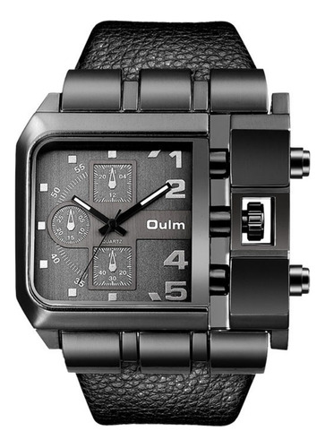 Relojes Oulm Quartz Waterproof Hombre Mesa De Cinturón