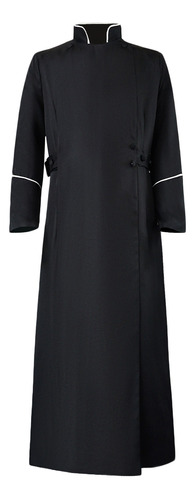 Vestido De Sacerdote De Manga Larga Con Estampado N Coat, Co