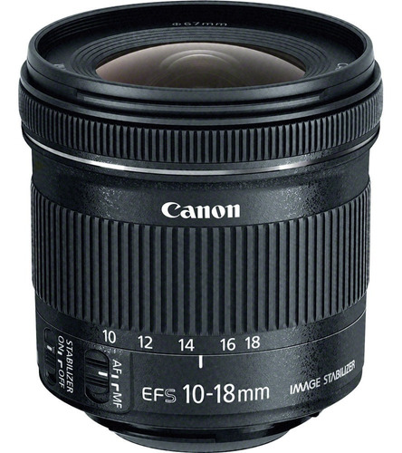 Imagen 1 de 3 de Objetivo Canon Ef-s 10-18mm F/4.5-5.6 Is Stm  