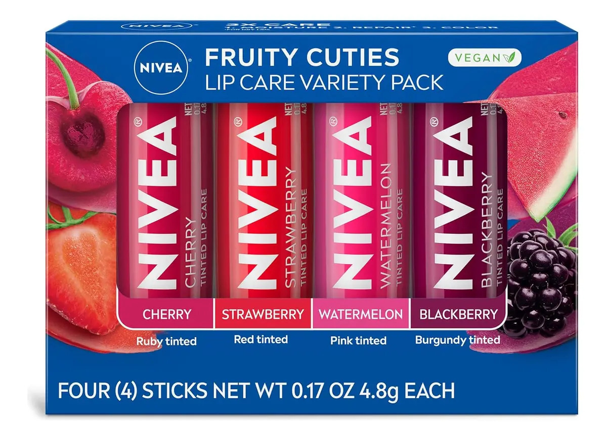 Nivea - Cuidado De Labios, Variedad De Frutas