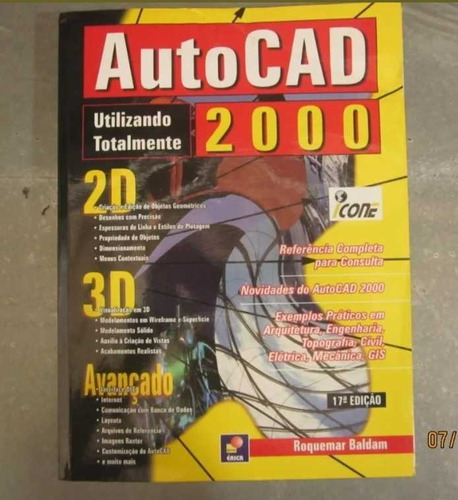 Livro Auto Cad 2000 Utilizando Totalmente