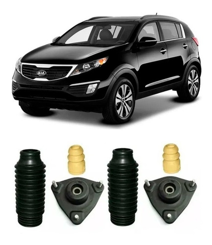 Kit Batente Coxim Dianteiro Kia Sportage 2011 2012 2013 2014