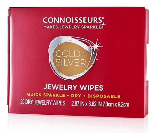 Connoisseurs Jewelry Wipes - Toallitas Para Limpiar Joyería