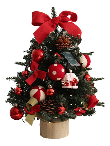 De Navidad Pequeño Árbol De Navidad Con Adornos De Bolas