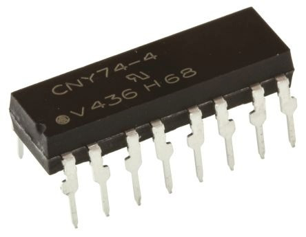 Cny74-4h Optoacoplador Led-trans Cuadr 2800v Ctr=50/600% X25