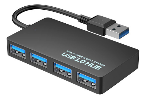 Slim Usb 3.0 +2.0 Hub Distribuidor 4 Puerto Super Speed Data