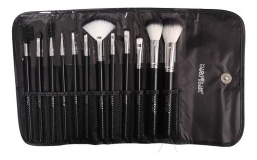 Kit 12 Pincéis P/ Maquiagem Macrilan C/ Estojo Kp1-5h