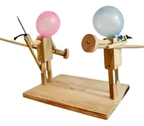 Comprar Batalla De Marionetas - Esgrima - Muñecos De Madera