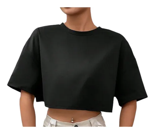 Remeras cortas de moda sale
