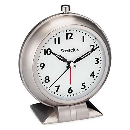 Westclox Analógico Metal Big Ben Reloj Despertador Plata