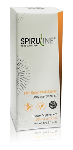 Spirulina Hard Option Revitalizador Spiruline X100 Caps 