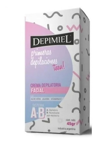 Depimiel Crema Depilatoria Rostro Teen A+b 45g