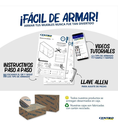 Imagen 6 de 10 de Escritorio Plegable Pared Modelo 9050 Estante Rebatible