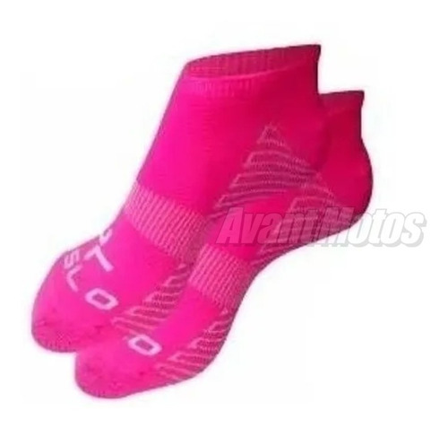 Pack X 2 Pares Soquete Deportivo Oslo Ciclismo Running Rosa