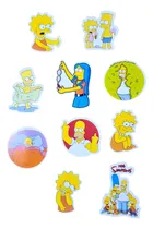 Comprar Pack Stickers X10 Adhesivos Los Simpsons 5cm