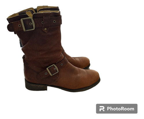 Botas Cat Mujer Cuero Talle 40