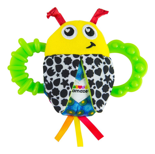 Juguete Interactivo Bichito Mordisquitos Multicolor Lamaze