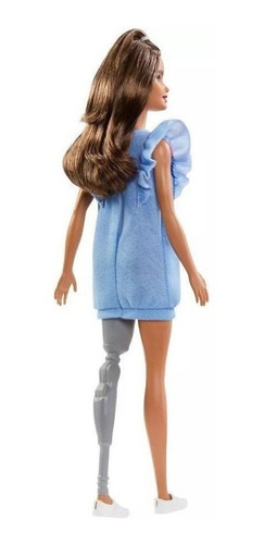 Imagem 8 de 9 de Barbie Fashionistas Morena E Perna Protética Ms