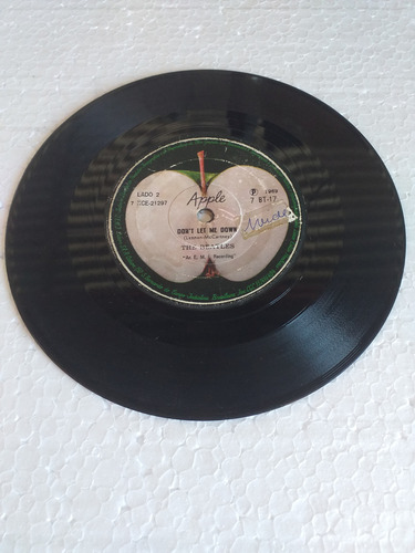 Compacto The Beatles - Don't Let Me Down///get Back 1969 (Usado)